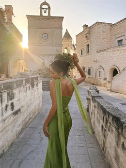 Vestido Comprido sem Alças com Corpete