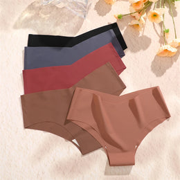 Kit 4 Cuecas de Seda de Gelo Sem Costura