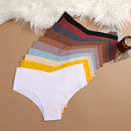 Kit 4 Cuecas de Seda de Gelo Sem Costura