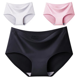 Cuecas Sem Costuras com Efeito Seda — Pack de 3 — Modelo B