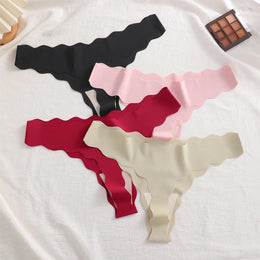 Tangas Sem Costuras com Efeito Seda — Pack de 4 — Modelo A