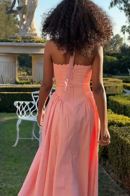 Vestido Midi Floral com Decote Halter