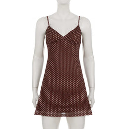 Vestido Curto de Bolas sem Mangas