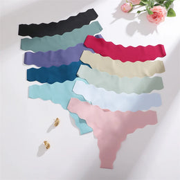 Tangas Sem Costuras com Efeito Seda — Pack de 4 — Modelo A