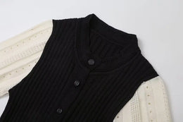 Vestido Midi de Malha com Botões