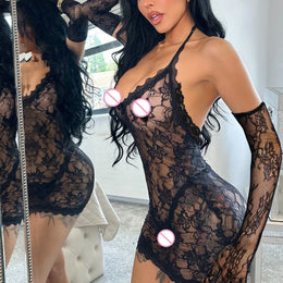 Conjunto de Lingerie em Renda — 2 Peças