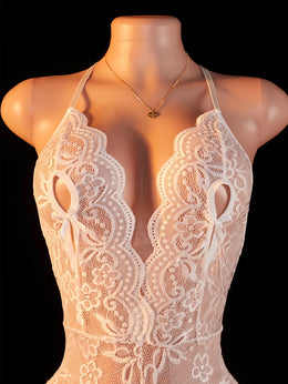 Babydoll Sensual de Costas Abertas