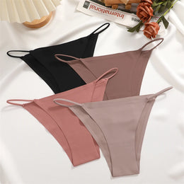 Cuecas Sem Costuras com Efeito Seda — Pack de 3 — Modelo A