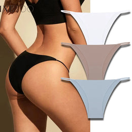 Cuecas Sem Costuras com Efeito Seda — Pack de 3 — Modelo A