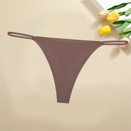 Tanga Sem Costura de Seda de Gelo