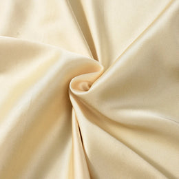 Vestido Comprido de Cetim com Renda