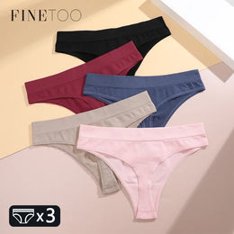 Kit 3 Cuecas Sem Costura de Cintura Larga