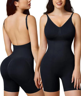 Body Modelador com Corset e Costas Abertas