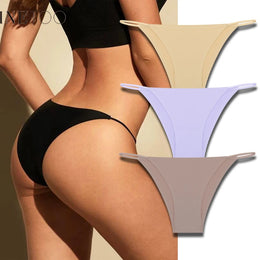 Cuecas Sem Costuras com Efeito Seda — Pack de 3 — Modelo A