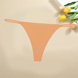 Tanga Sem Costura de Seda de Gelo