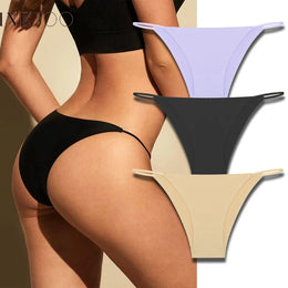 Cuecas Sem Costuras com Efeito Seda — Pack de 3 — Modelo A