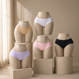 Cuecas Sem Costuras com Efeito Seda — Pack de 3 — Modelo B