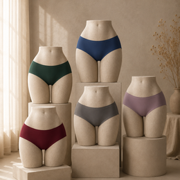 Cuecas Sem Costuras com Efeito Seda — Pack de 3 — Modelo B