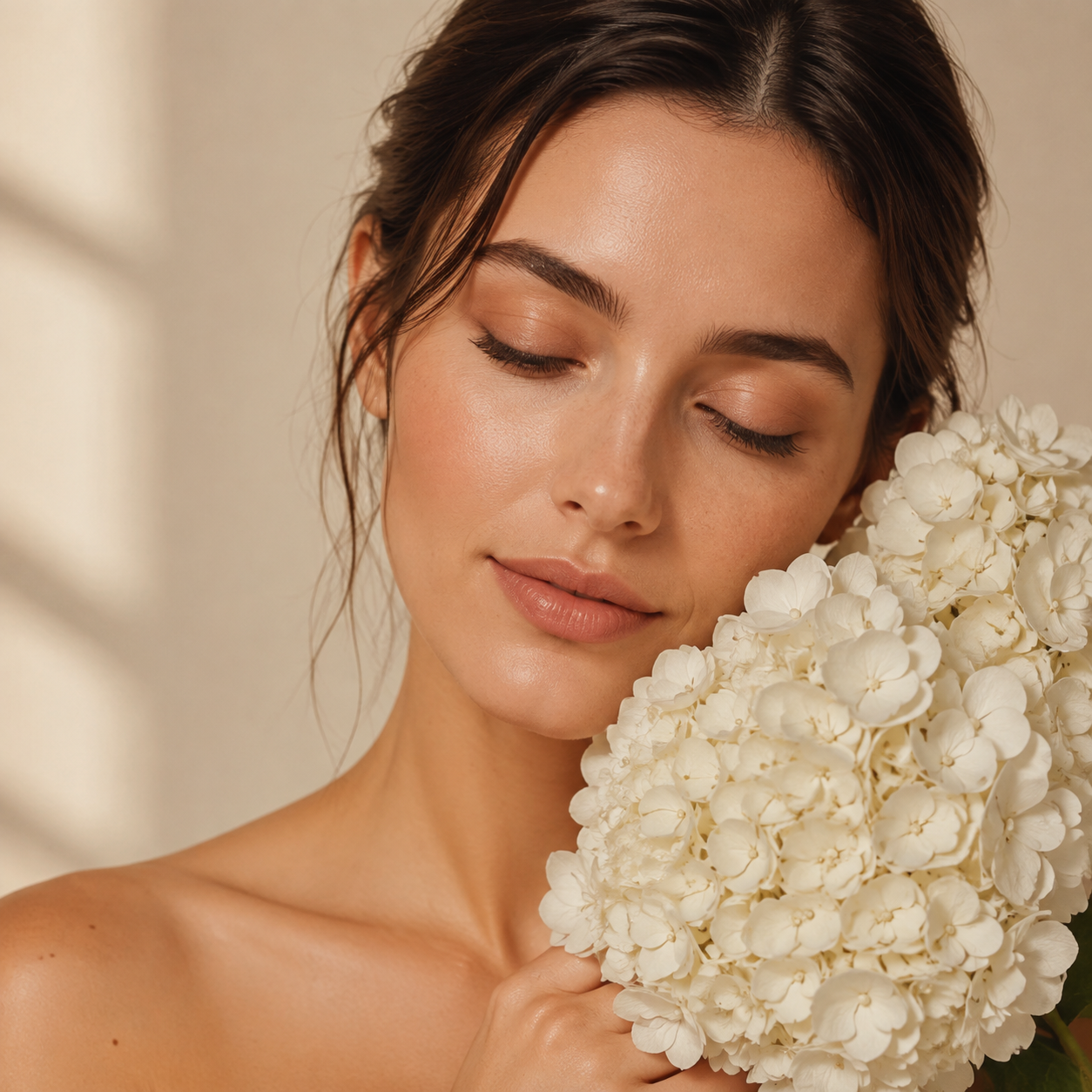 Um momento de bem-estar com flores